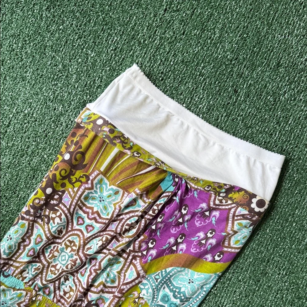 Strapless Multicolor Printed Summer Coverup - Picture 5 of 7